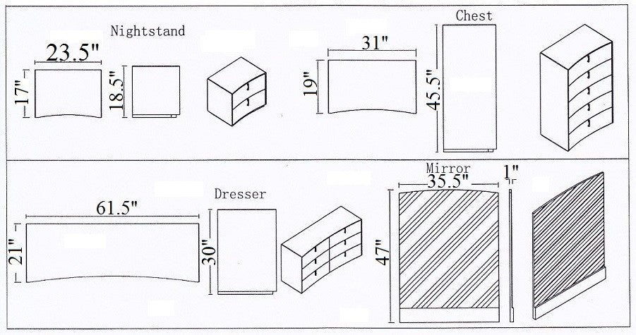 Vera Dresser-Dressers-Jennifer Furniture