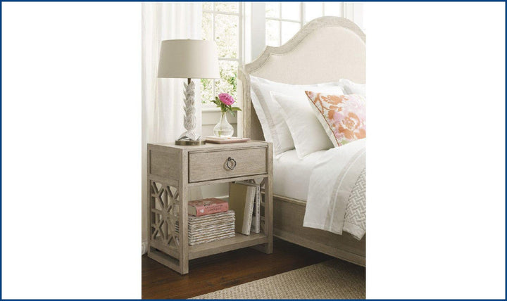 VISTA DELRAY OPEN NIGHTSTAND-Nightstands-Jennifer Furniture