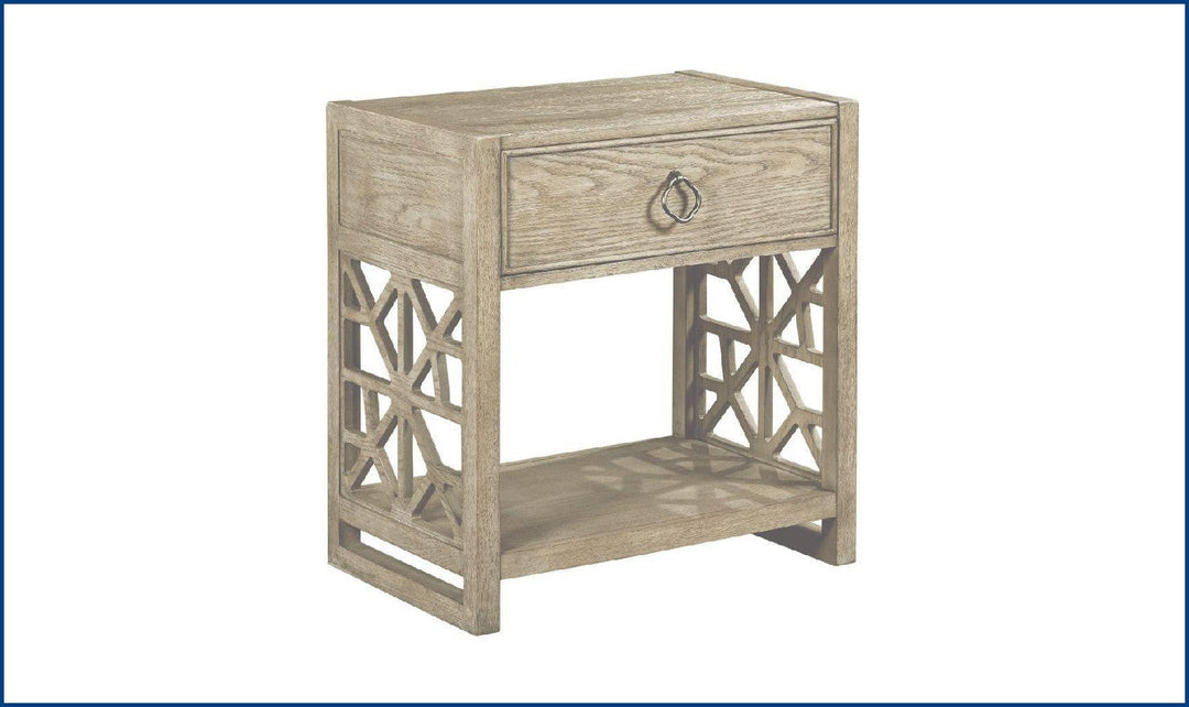 VISTA DELRAY OPEN NIGHTSTAND-Nightstands-Jennifer Furniture