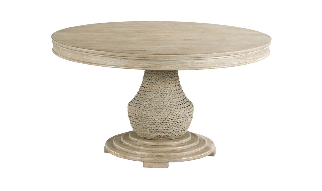 VISTA LARGO ROUND DINING TABLE COMPLETE-Dining Tables-Jennifer Furniture