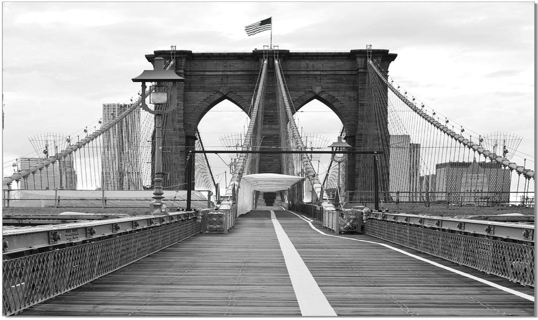 Wall Art Brooklyn Bridge Flag-Wall Art-Jennifer Furniture