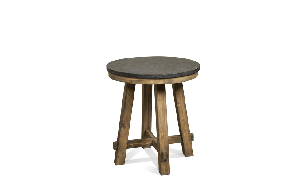 Weatherford Rnd End Tbl-base-End Tables-Jennifer Furniture