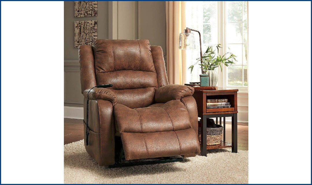 Yandel Power Lift Recliner-Recliner Chairs-Jennifer Furniture