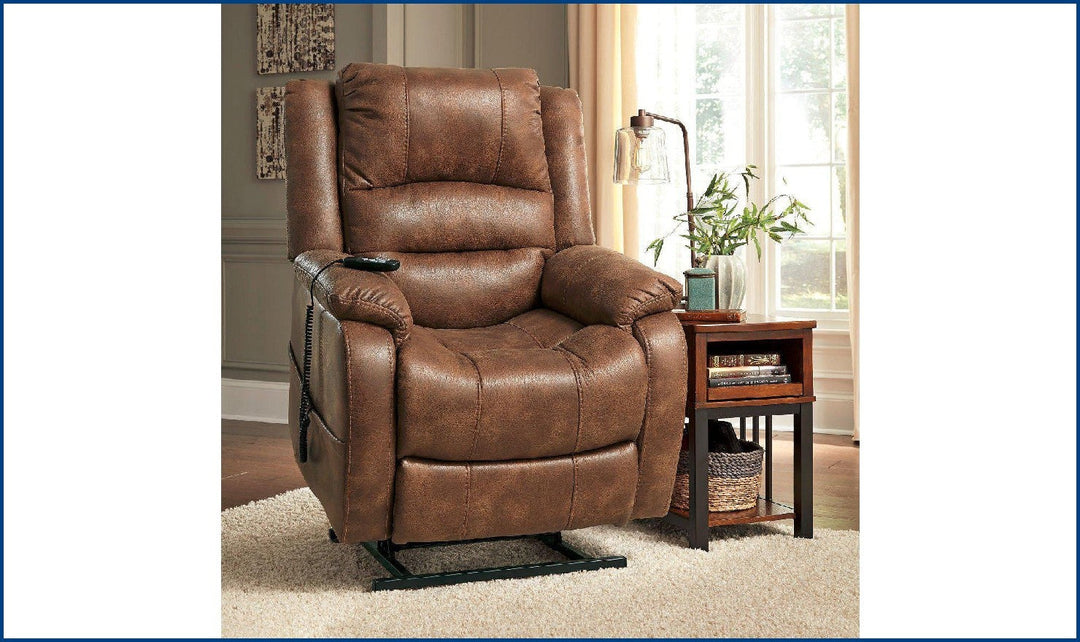 Yandel Power Lift Recliner-Recliner Chairs-Jennifer Furniture